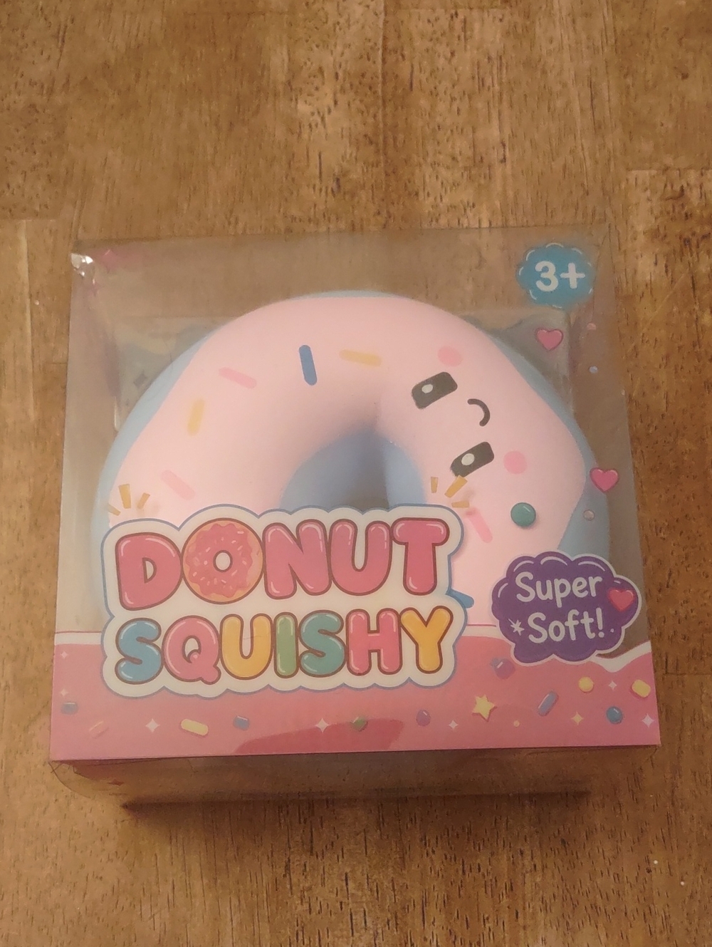Donut Squishy Super Soft Pink and Blue Donut Squishy